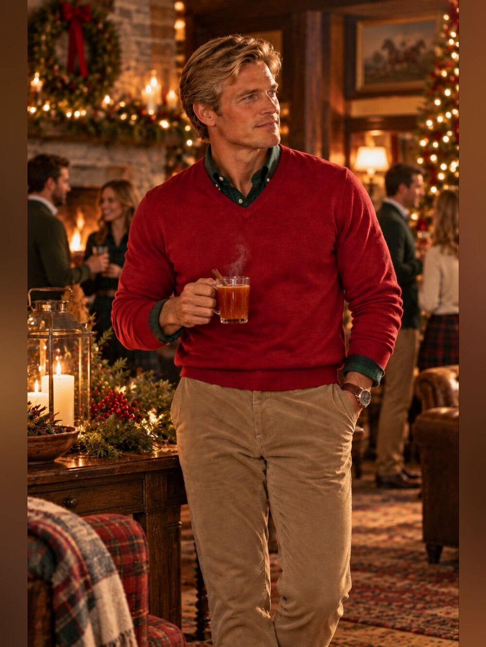 Jos. A. Bank Merino WoolV-Neck Sweater